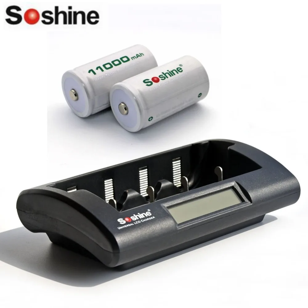 Soshine D/R20 размер RTU D11000 более высокие текущие возможности NiMH 11000mAh 1 2 V