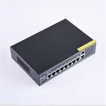 24 v 8-портовый гигабитный Неуправляемый коммутатор POE 8*100/1000 Мбит/с POE и разъёмы; 2*100/1000 Мбит/с на ссылку и разъёмы; 1*100/1000 Мбит/с для программирования в производственных условиях и разъёмы