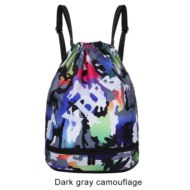 Водонепроницаемая сумка спортивный рюкзак со шнуровкой для подростков сухой влажный Кемпинг бассейн пляж тренажерный зал фитнес мужские женские детские сумки - Цвет: o