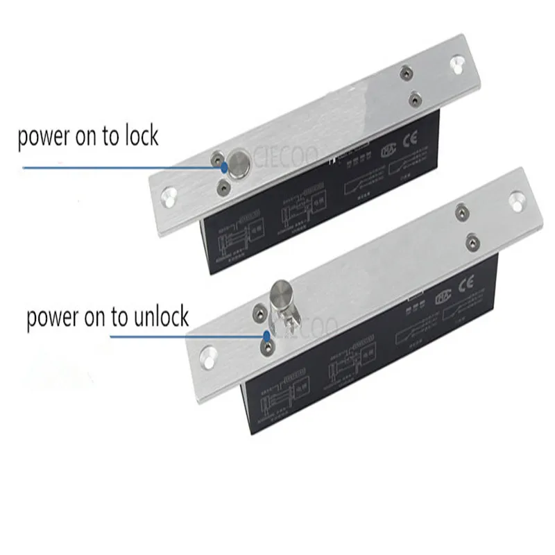 

2000KG Holding Force Fail Safe NC Mode DC 12V Electric Bolt With Magnetic feature For Access Control Security Lock