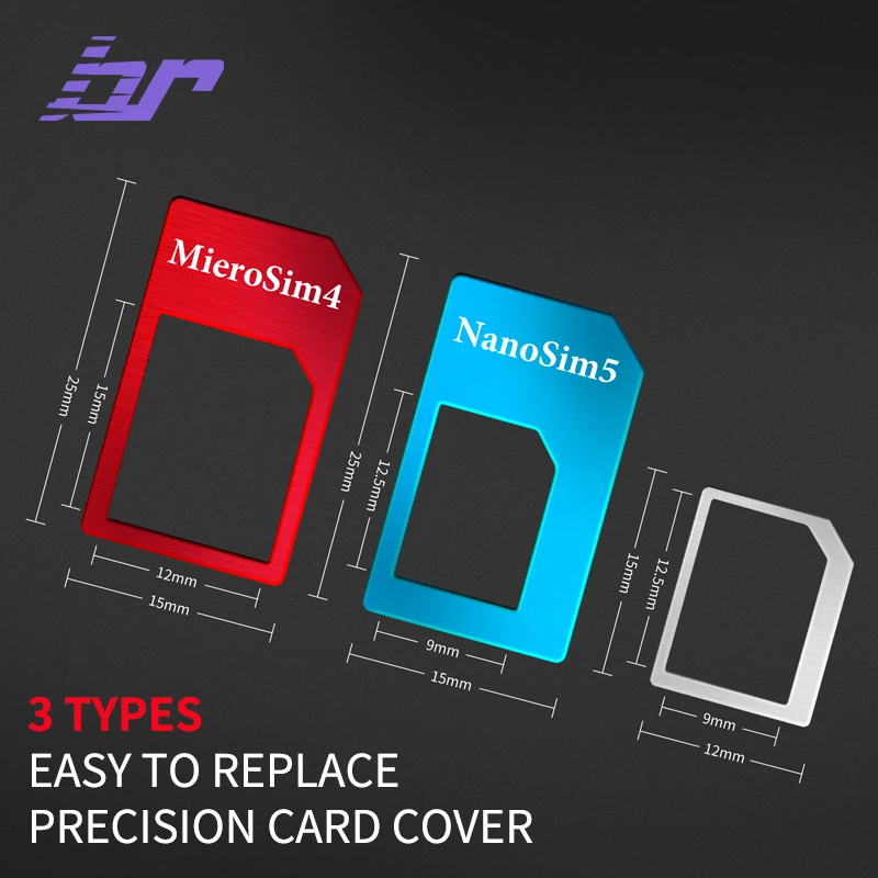 iHaitun 5in1 SIM Card Adapter For iPhone 4 5 Mobile Phone Accessories Pin SIM Card NANO Micro Transform Suits For iPhone XS MAX