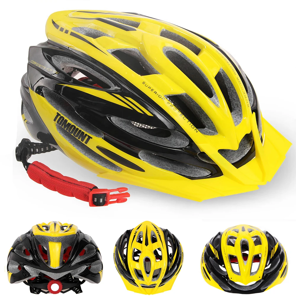 TOMOUNT Cycle Cycling Mountain Bicycle Bike BMX Adjustable Outdoor Safety Helmet