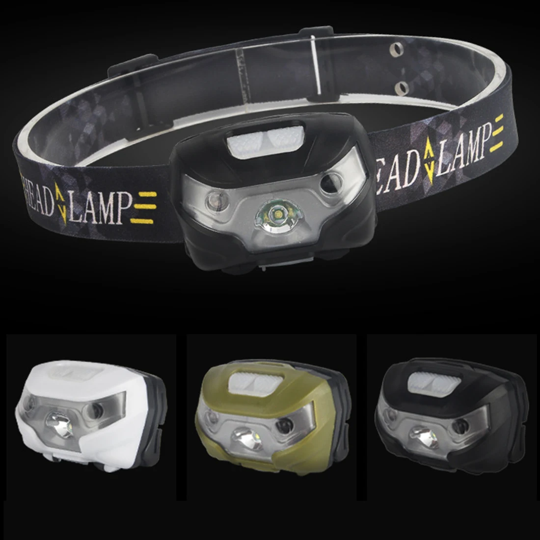 Hot sale Headlamp LED Rechargeable Running Headlamps USB 5W Headlight