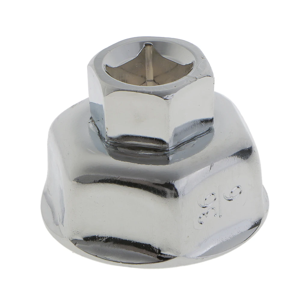 36mm-Stainless Steel Oil/Fuel Filter Wrench Cap Housing Removal Engine Tool 1/2'' Drive Universal For Cars