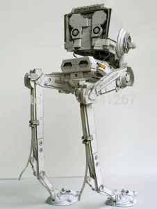 Najtaniej Star Wars gwiezdne wojny AT ST Model robota 3D papierowy Model diy zmontowane ręcznie robiona zabawka