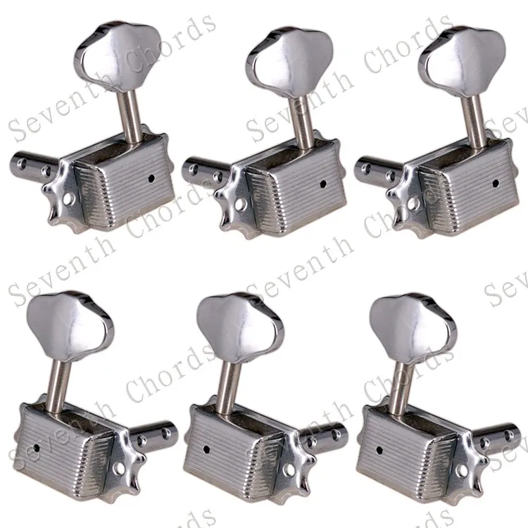 A Set 3r3l Chrome String Tuning Pegs Tuners Machine Heads For Acoustic