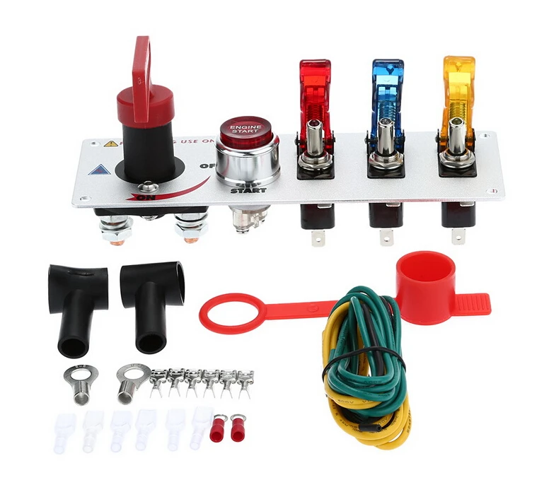 

Flip-up Start Ignition Switch Panel and Accessories for Racing Sport (DC 12V)