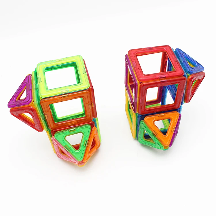 Магнитная игрушка 106 шт. детские игрушки Пластиковые Обучающие игрушки самолет робот набор магнитные строительные блоки модели игрушки для детей