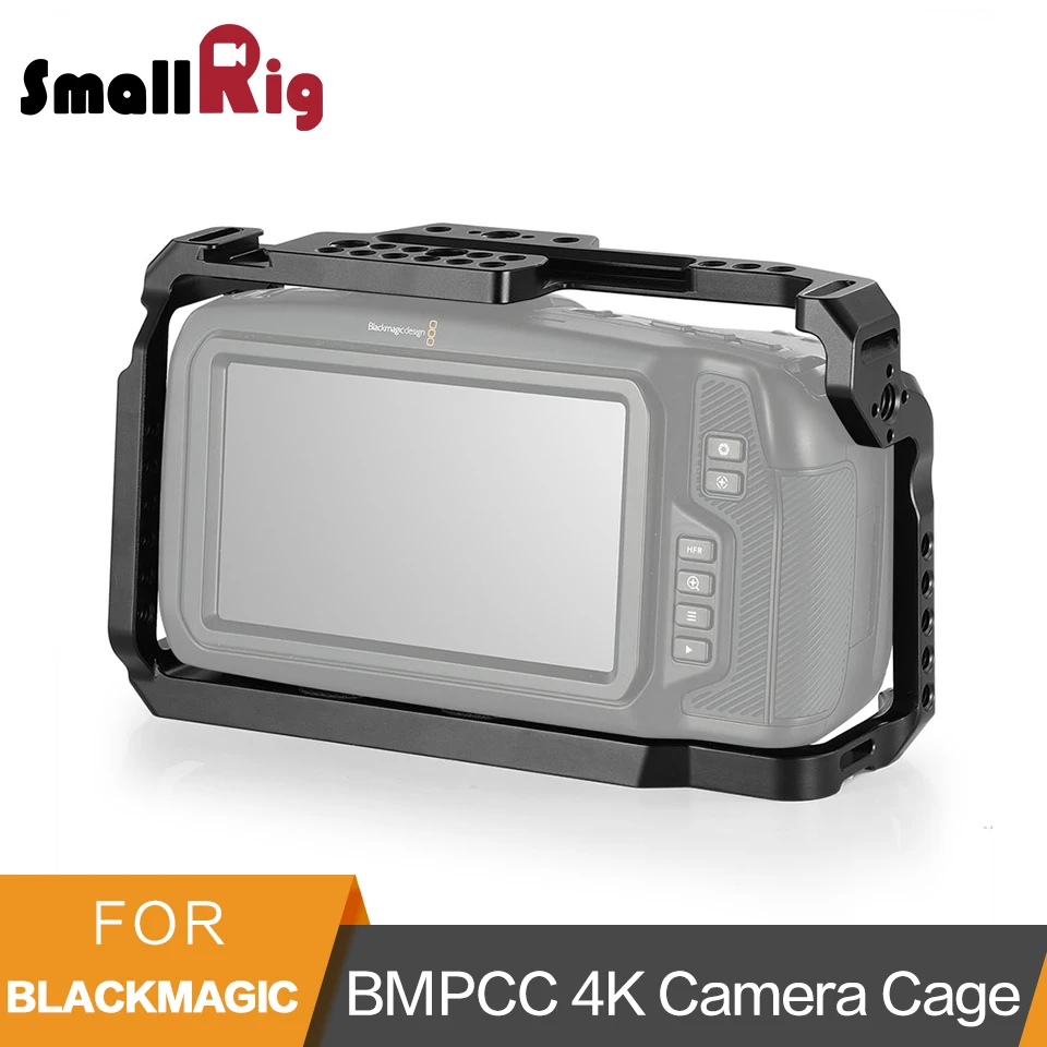 SmallRig BMPCC 4K 6K Quick Release Камера клетка для blackmagic Design карман Кино 4K клетка с железнодорожный вокзал может башмак-2203