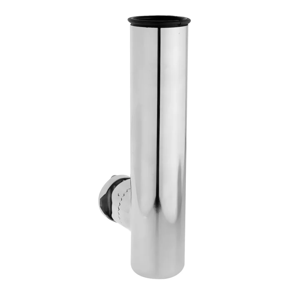 1 Pcs 360 degree Stainless Steel Boat Kayak Clamp On Fishing Rod Holder for Rail 3/4'' to 1''  Fishing Accessories 