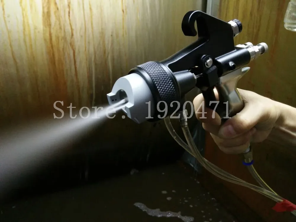 Two Head Chrome Spray Gun Dual Nozzle Silvering Polyurethane Foaming Mirror Paint Nano | Инструменты