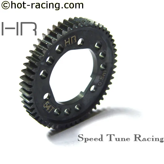 Стальная прямозубая Шестерня 48T ~ 54T с шагом 0 8 для Traxxas Slash 4x4 и Stampede центральным