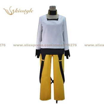 

Kisstyle Fashion Kagerou Project Konoha Haruka Kokonose White and Yellow Uniform Clothing Cosplay Costume,Customized Accepted