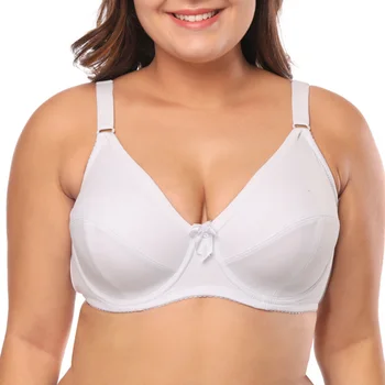 

Womens Big Breast Bras Unpadded Sexy Lingerie Plus Size 36 38 40 42 44 46 48 C D DD E F Cup Underwire adjusted Bralette BH Top