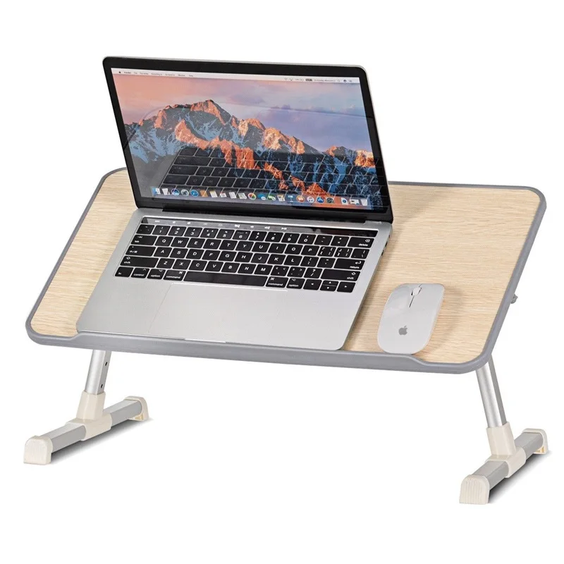 

Portable Adjustable Desk Folding Lazy Laptop Computer Table High Quality Tilting Tabletop Design Office Standing Desk HW59386