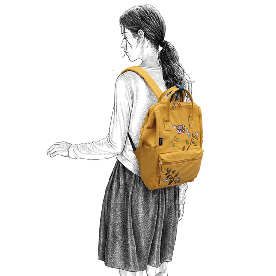 Женский водонепроницаемый рюкзак для ноутбука с цветочным принтом|women backpack|backpack