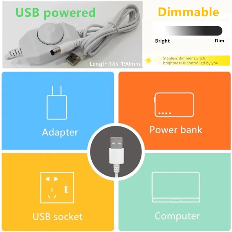 Criativa dos Desenhos Animal para Crianças Conduziu a Lâmpada de Mesa Luz da Noite Coelho Hare Bebê Lâmpada Pode Ser Escurecido Usb Animados Presente Quarto 8 Cheap Luzes noturnas