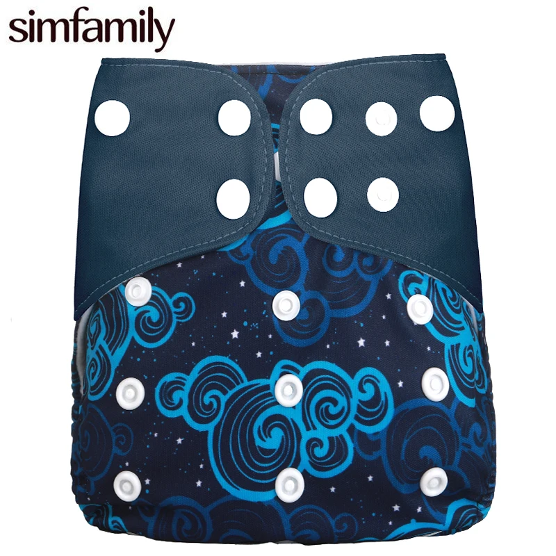 

[simfamily]1PC Reusable One Size Pocket Adjustable Baby Nappies Suede Cloth Inner Cloth Diaper Washable