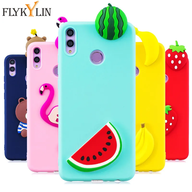 

Silicon Case on sFor Coque Huawei Honor 8X 8X Case Cover For Huawei Honor 8C 8 C 3D Cute Cartoon Doll Toys Soft Phone Cases Etui