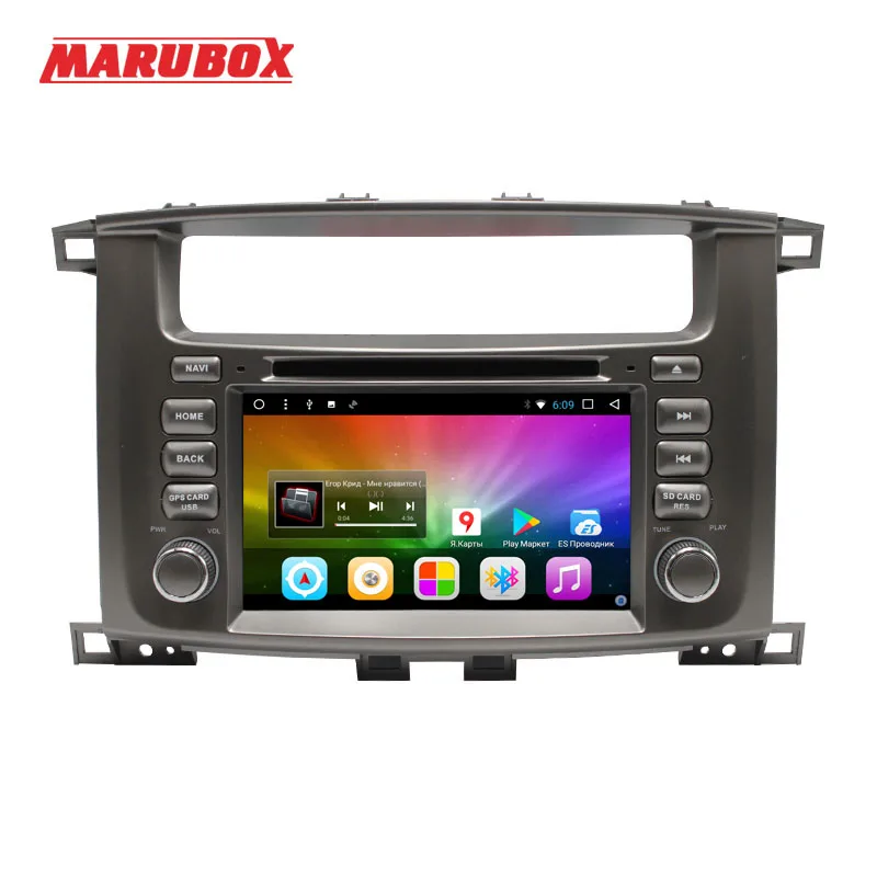 Головное устройство MARUBOX 2 Din Android 8 1 для Toyota Land Cruiser 100 2002 2007 GPS Navi Стерео Радио