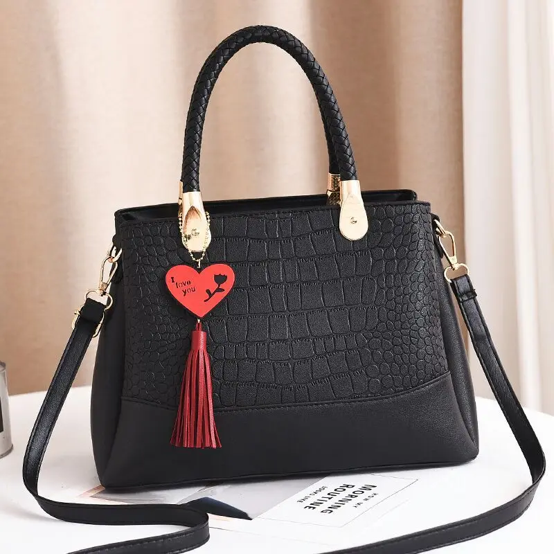 

Women Messenger Bags Designer Pu Leather Handbags For Women 2019 Luxury Alligator Pattern Crossbody Bags Casual Tote Sac A Main