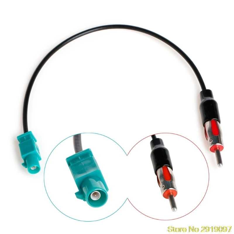 

OOTDTY 2018 New Car / Truck Player Stereo Antenna Adapter Male Aerial Plug Radio Converter Cable