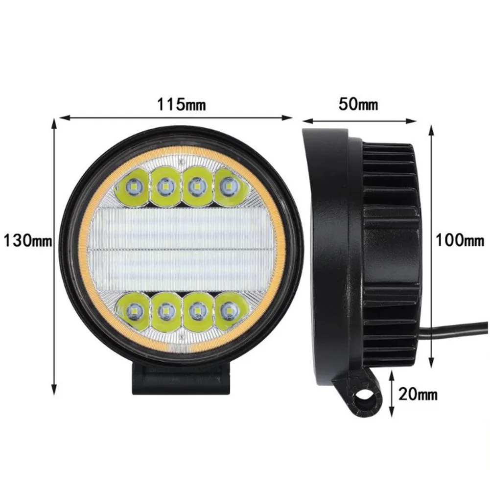 126 Вт светодиодный прожектор, автомобильные фары, рабочие огни, дневные ходовые огни, полевые Прожекторы для внедорожников UTV ATV