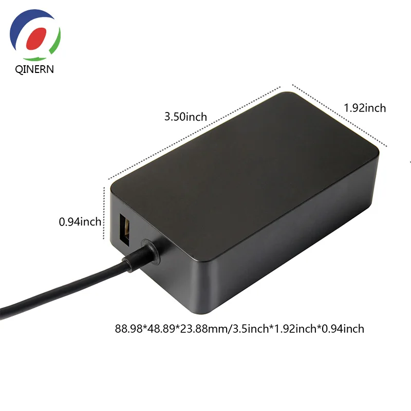 QINERN 12V 2.58A 36W AC Adapter Charger For Microsoft Surface Pro4 Pro3 Laptop Adapter  EU US UK 