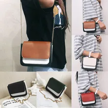 Модные женские кожаные сумки с цепочкой через плечо в Корейском стиле, сумки на плечо, сумка для телефона, кошелек mujer#35