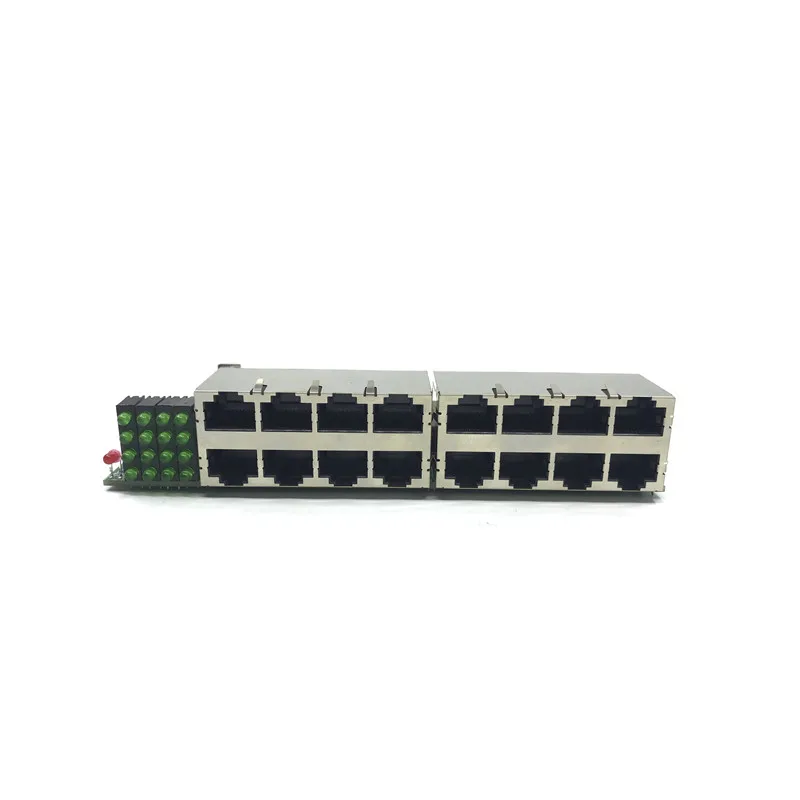 OEM 10/100 Мбит/с RJ45 16 портов Быстрый Ethernet коммутатор модуль Lan Hub US EU вилка 5 в адаптер