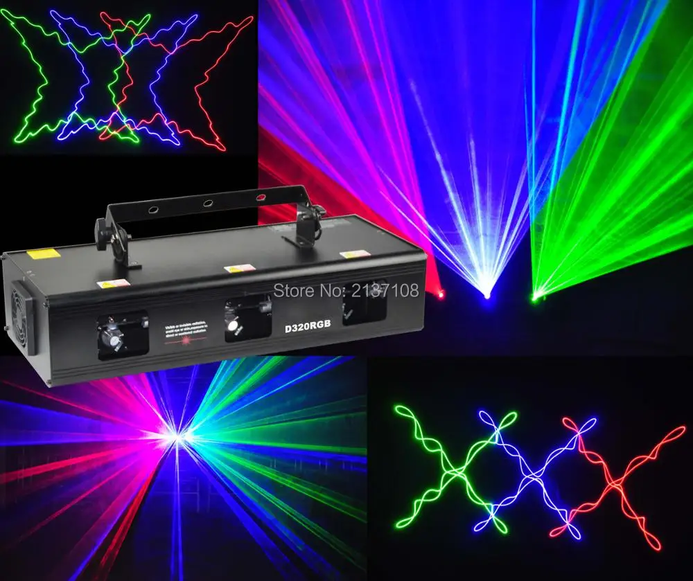 

50W RGB LED Animation Laser Light DMX DJ Disco Party Wedding Club Dance Hall Concert Stage Effect Lights 230V Free Shipping