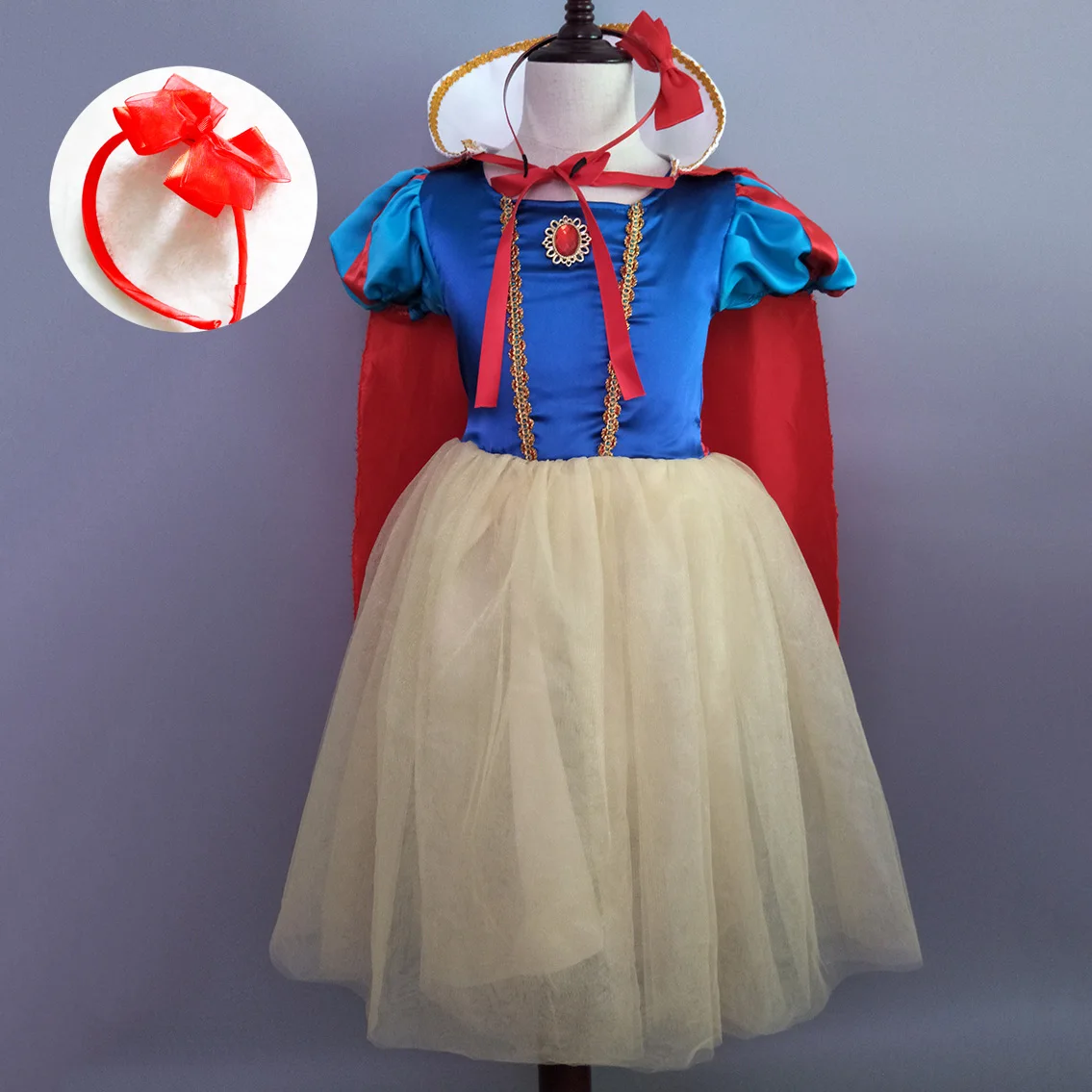 

2-10Y Toddler Children Birthday Activities Cartoon Kids Party Wear Dress Clothes Snow White Princess Child Costume for Halloween