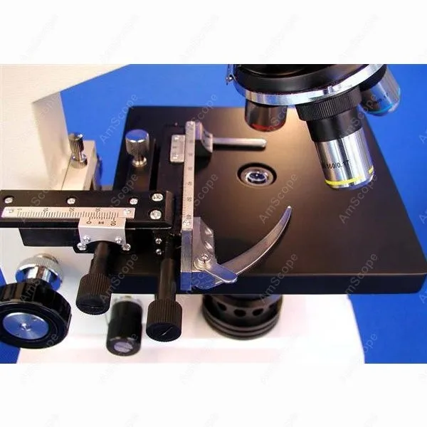 Преподавания демонстрация-amscope поставки 40X-2000X бинокулярный Биологический микроскоп с механической стадии