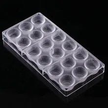 2017 ostern Mold Bäckerei Kuchen Machen Werkzeuge Schokolade Cupcakes Mini Kreis Tasse Runden Plastikschale Gourmet Schokolade Formen