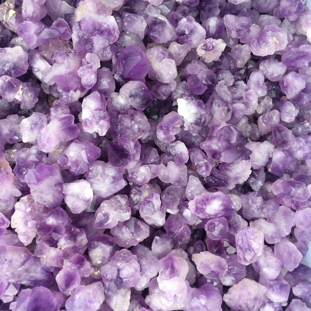 

100g natural amethyst rough crystal point clusters