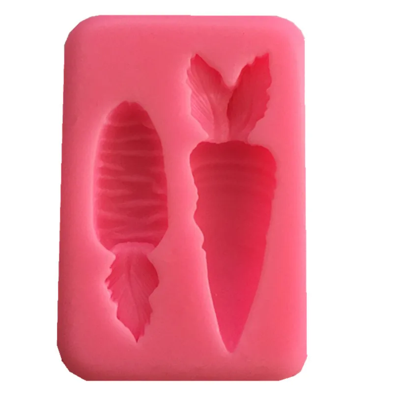 

Three-Dimensional Carrot Food Grade Silicone Fondant Cake Mold Chocolate Baking DIY Cake Mold