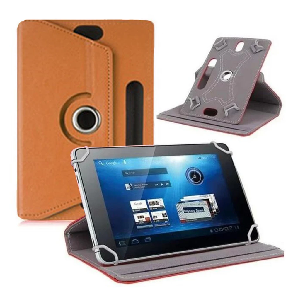 8 inch Universal Tablet Dustproof Protective Case Rotating Four Hook Leather Cover Protect Bag Crystal Pattern Durable New | Компьютеры и