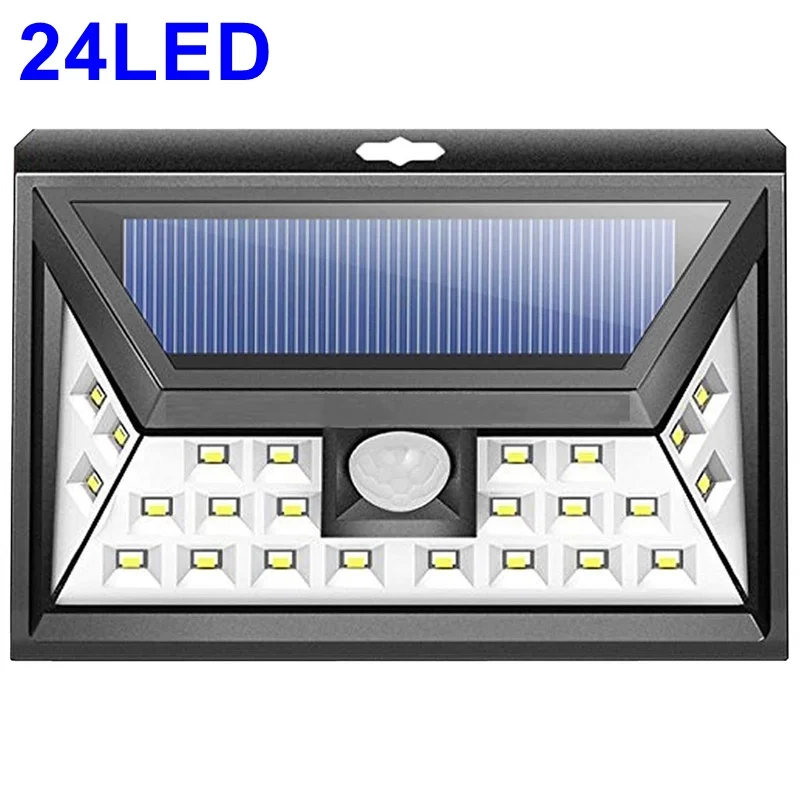 solar light Солнечный светильник, новинка 136, светодиодный IP65 Водонепроницаемый садовый солнечный светильник, наружный светодиодный светильник, наружный PIR датчик движения, лампада, солнечный светильник - Испускаемый цвет: solar light