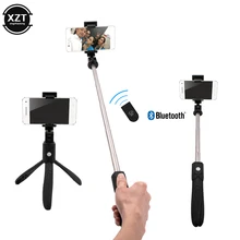 1 шт. складной ручной Мини штатив телефон селфи палка Bluetooth затвора Пульт дистанционного управления беспроводной для iPhone Xiaomi Android