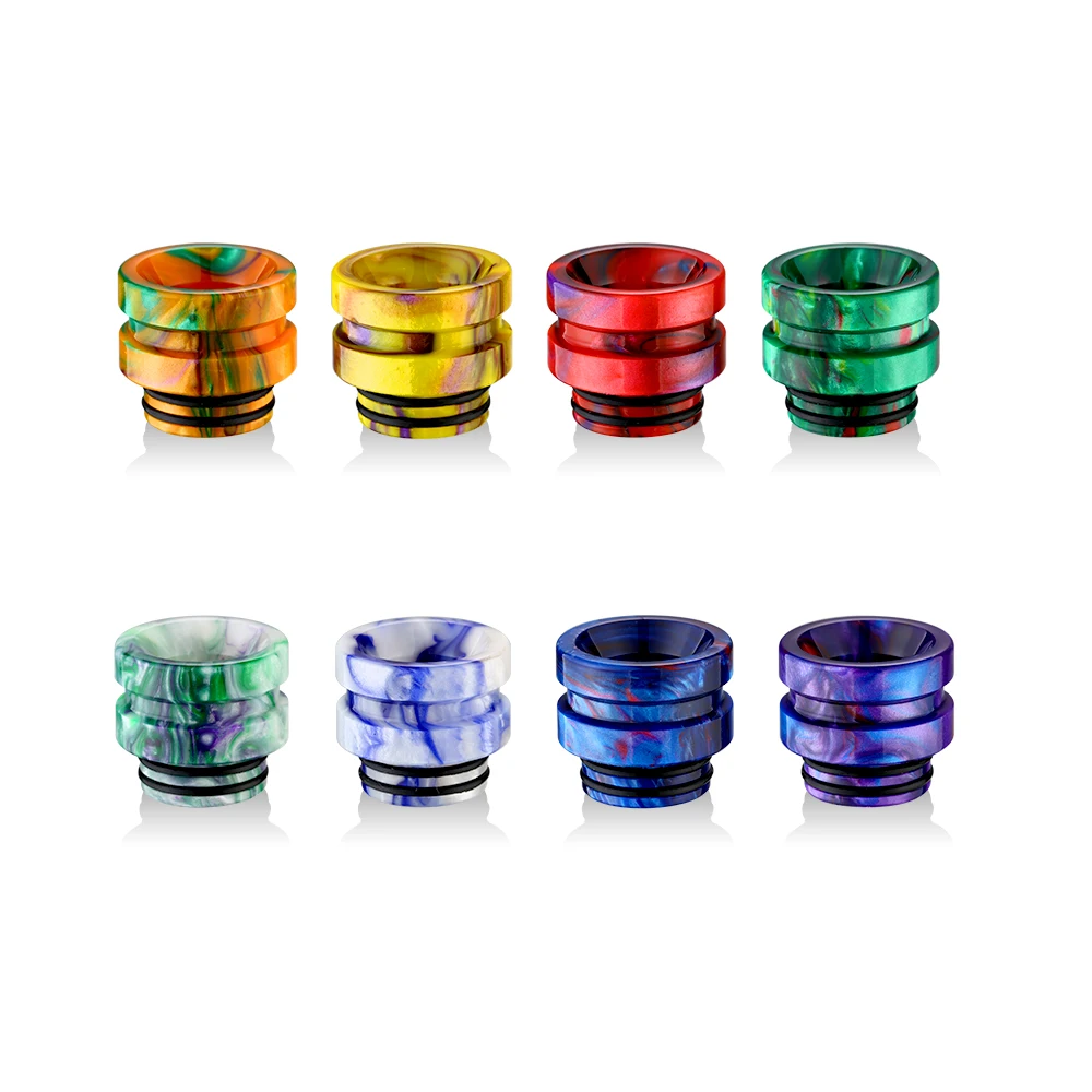 

Yunkang Resin 810 Drip Tip For E-cigarette Atomizer Tank Universal Dumbbells Mouthpiece Vaporize Vape Pen Drip Tips 810
