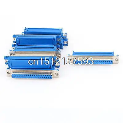 

10Pcs 37 Pin D-SUB DB37 Female IDC Flat Ribbon Cable Connector Adapter Blue