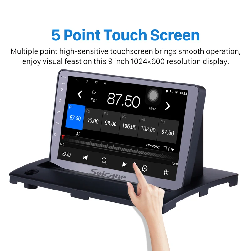 Seicane 2DIN Android 8,1 " Автомобиль Радио RDS Bluetooth Автомобильный мультимедийный плеер gps навигации для 2004 2005- Volvo XC90 с 8-ядерный