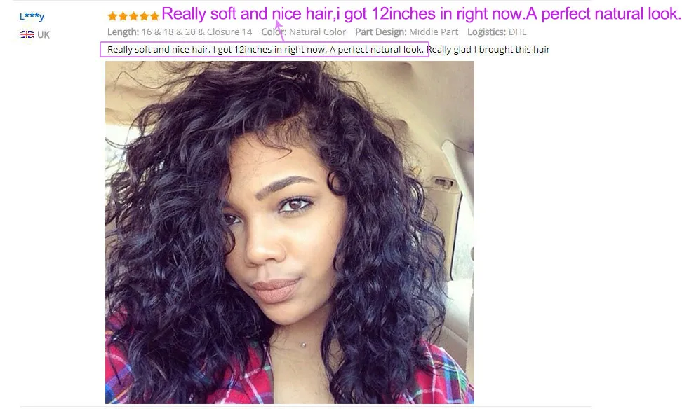 Allove Water Wave Hair Bundles With Closure (2)