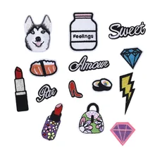 

14pcs Mixed Embroidery Patches Bags Shoes Hats Pattern Fabric Stickers Iron On Patch Sew On Patch For Clothes Jeans Decoration