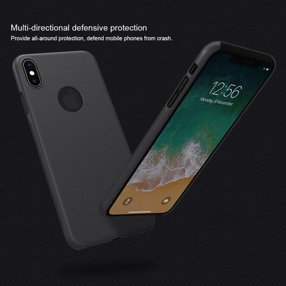 iphone 7 plus case for iPhone XS Max Case Nillkin Super Frosted Shield Hard Back PC Cover Protective Phone Case for iPhone XS Max XR X Nilkin Capa iphone 8 lifeproof case