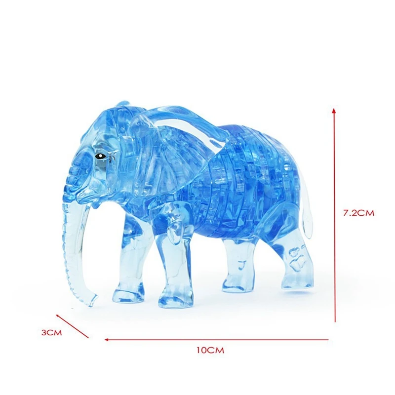 DIY 3D головоломка Кристалл Сделай Сам Игрушечная модель украшение подарок для детей