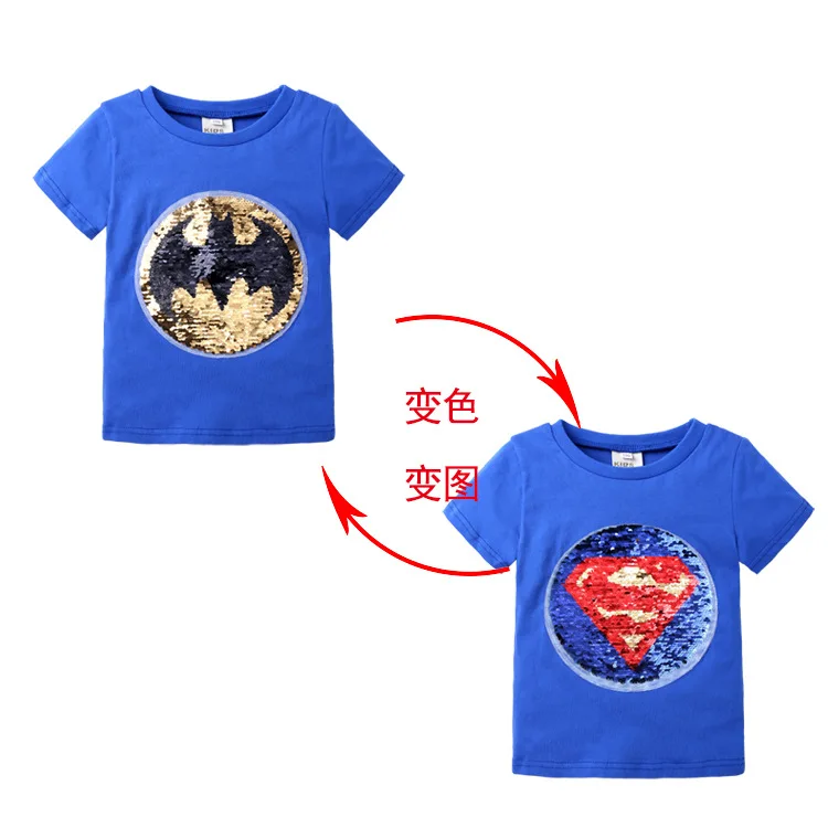 

WASAILONG Children's T-shirt Boys Tide Summer New Korean Cartoon Short Sleeve Joker Cotton Comfortable Children's Wear