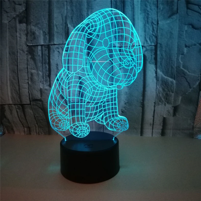 dog 3D night light (5)