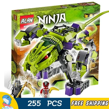 

255pcs Ninja Fangpyre Mech Snake Kendo armor Feng-Suei 9755 Model Building Blocks Boys Bricks Collection Compatible With