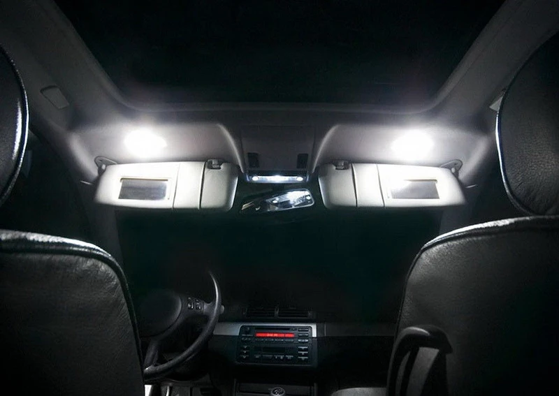2 шт Белый безотказный CC Polo светодиодный туалетный зеркальный светильник для чтения для VW Golf GTi EOS Jetta Passat SKODA Superb2 Scirocco Touareg